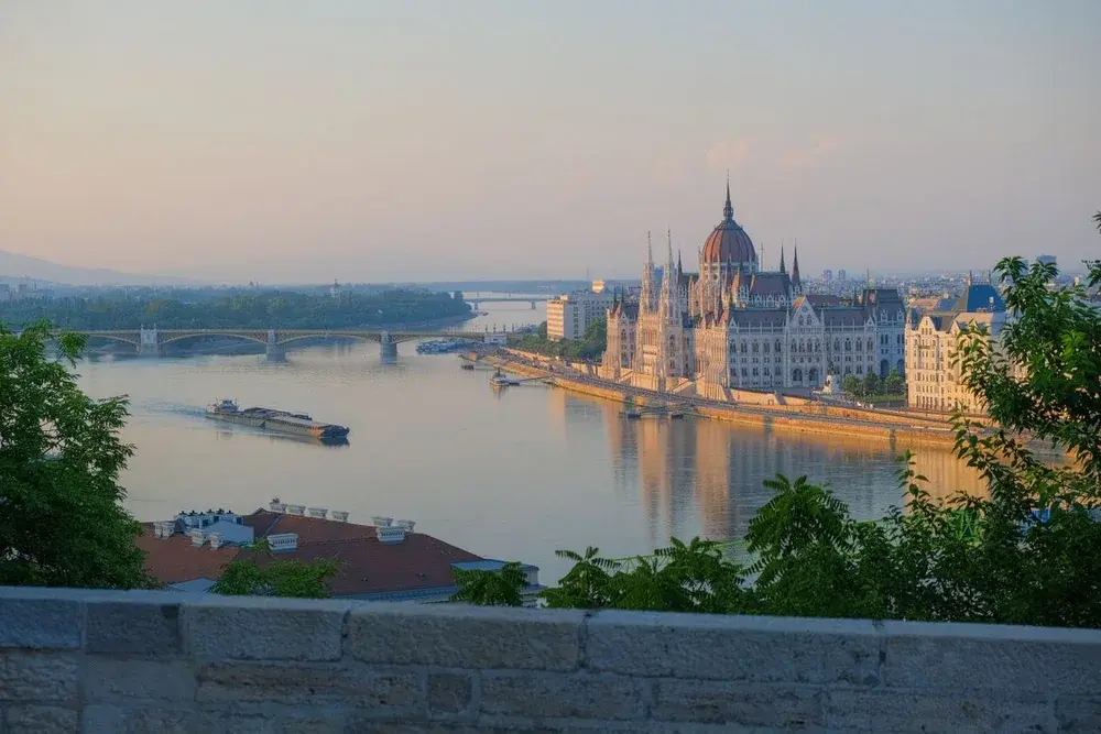 Budimpešta — pogled na grad